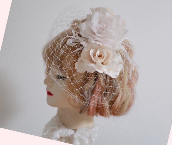 Grimoire チュール ヘッドドレス　オーダーメイド　結婚式　卒業式　成人式 99cadc81ad27d0f2e0441fc390528d
