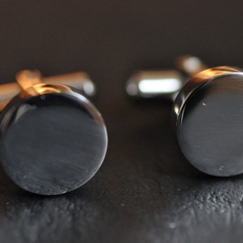 k10WG/SV925 タイピン カフスセット MatsuzaKaya 松坂屋 日本製の