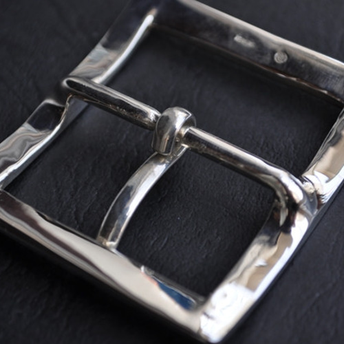 SILVER925製 40㎜幅ベルト用 ロの字型バックル その他アクセサリー