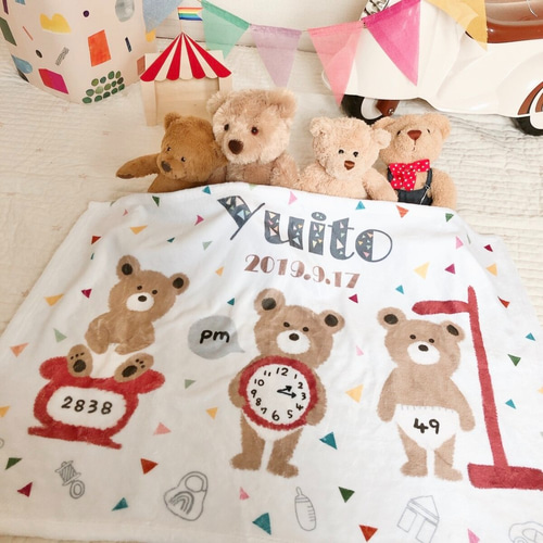 ○94.キラキラくま ブランケット 【公式通販】