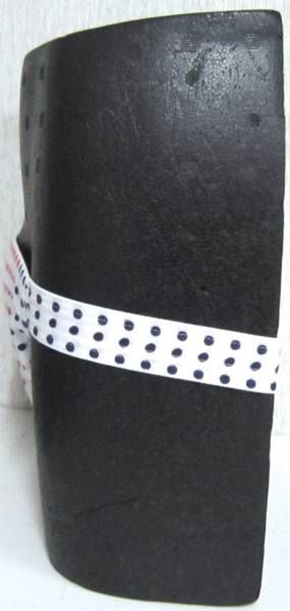 新品頑丈黒猫褌91/白赤青豆絞柄木綿晒しクリックポスト164円配送 2枚目の画像
