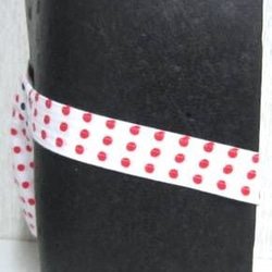 新品頑丈黒猫褌89/白赤青豆絞柄木綿晒しクリックポスト164円配送 2枚目の画像