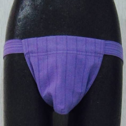 新品頑丈黒猫褌/紫染め織り模様/3枚組1クリックポスト164円配送 1枚目の画像
