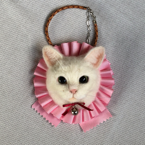 ロゼットにゃんこ 羊毛フェルト YUKARI'n GALLERY 通販 8241605