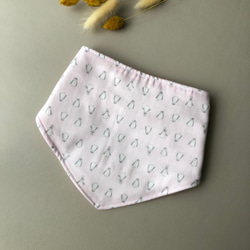 【棉柔八層紗三角巾】企鵝寶寶排排隊-嬰兒寶貝純棉三角巾、口水巾 第2張的照片