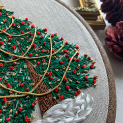 《受注製作》Christmas decoration tree タペストリー 3枚目の画像