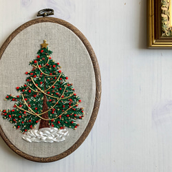《受注製作》Christmas decoration tree タペストリー 5枚目の画像
