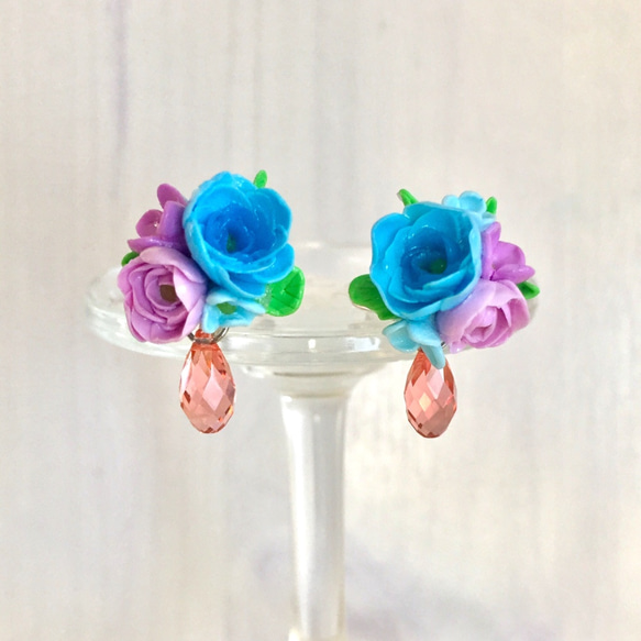 夏季花束耳環 第1張的照片