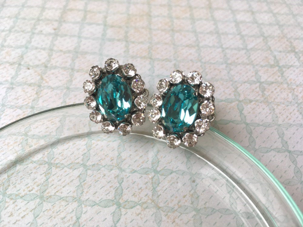 スワロオーバルカフス（ブルー系）