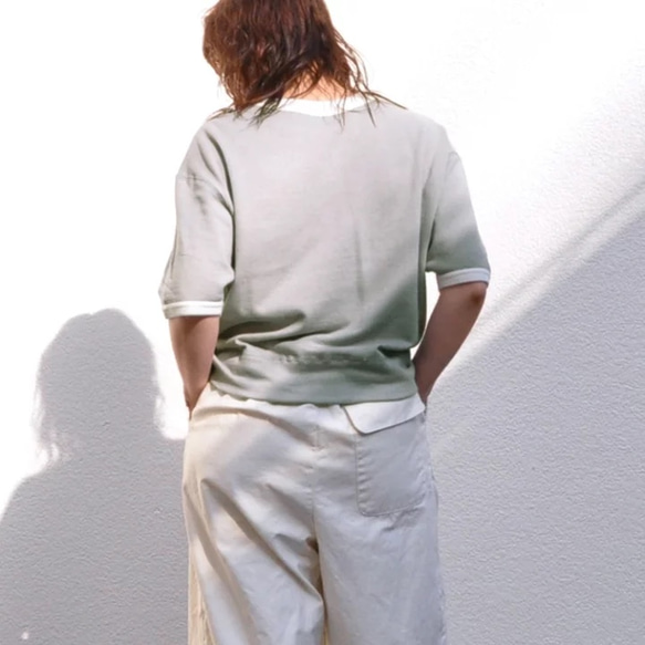 ガーゼ裏毛 ボーイズTシャツ  vent blanc VC211706 ヴァンブラン 半袖 2枚目の画像