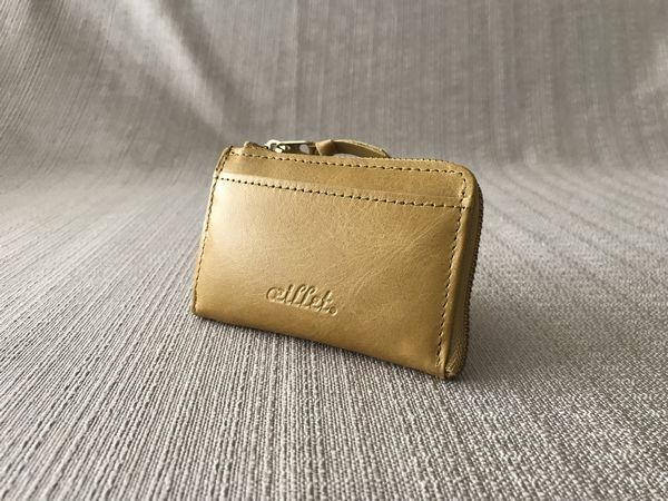 『選べる6色♪ｼﾞｯﾌﾟｶｰﾄﾞｺｲﾝｹｰｽ』＜oeillet（ｳｲｴ）＞yellow/10004-52