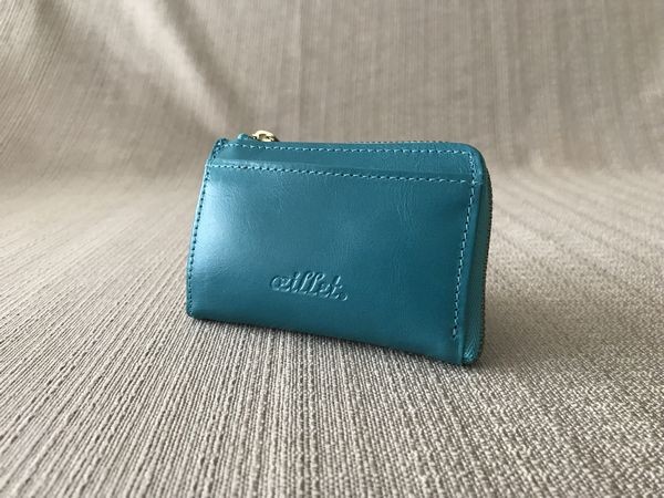 『選べる6色♪ｼﾞｯﾌﾟｶｰﾄﾞｺｲﾝｹｰｽ』＜oeillet（ｳｲｴ）＞blue/10004-72