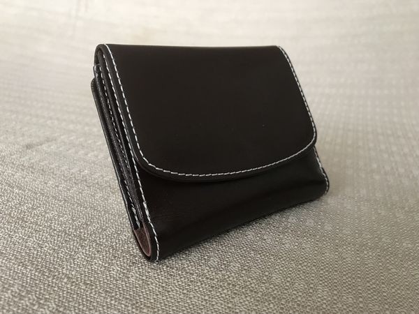 『大人のﾗﾝﾄﾞｾﾙ風♪ふたつ折り財布』＜oeillet（ｳｲｴ）＞brown　11674-24