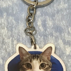 Key Ring - Printed with Provided Photo 1枚目の画像