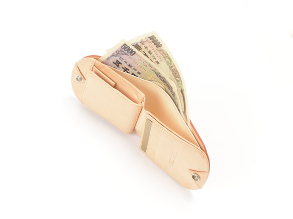 【刻印可】ズボンの後ろポケットに入れる方におすすめ　ヒップポケット革財布 　ブライドルレザー　MH1148 お任せ