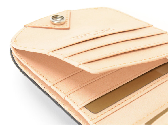 【刻印可】ズボンの後ろポケットに入れる方におすすめ　ヒップポケット革財布 　ブライドルレザー　MH1148 お任せ