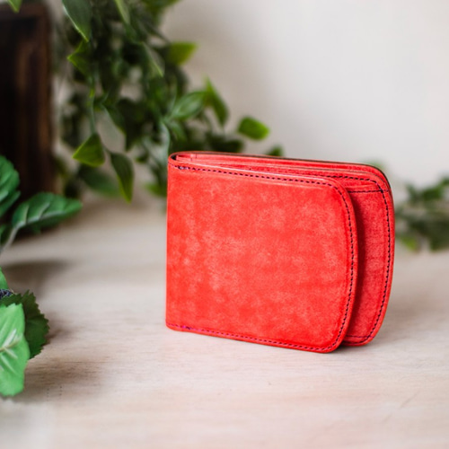 ⑦☆美品☆マルコ☆エピ レッド♪2つ折り財布★コインポケットあり LOUIS VUITTON ルイヴィトン 二つ折り財布 エピ レッド 赤