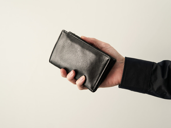 【刻印可】フリーポケット充実！長財布並みの収納力を持つミドルウォレット　ヴァケッタルクス　MH1455 イタリア製牛革のコンパクト財布３ ／ レッド※受注製作 U1660578464(12650円)