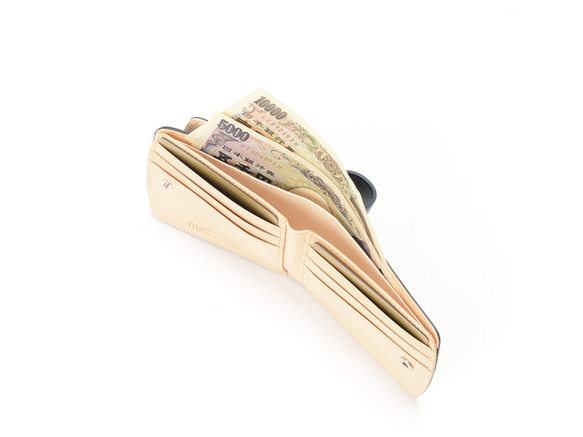 【刻印可】小銭が取り出しやすい　外ボックス小銭入れ付きヒップポケット革財布　ペコスショルダー　 MH1260 お任せ