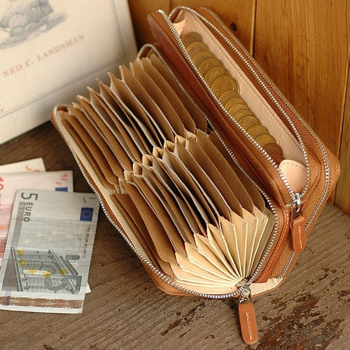 クズ録 ジョージ軍団使用 MIC 二つ折り財布 キャメル クズ録 ジョージ