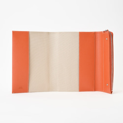 【刻印可】筆記用具も一緒に持ち歩ける　A５サイズ対応ノートカバー　エンボス　MH1275 9枚目の画像