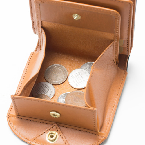 刻印可】お尻ポケットにすっぽり収まる ヒップポケット革財布 ブラック