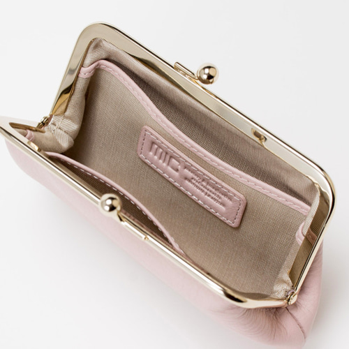 刻印不可】用途に合わせて使える、仕切り付きがま口マルチポーチ