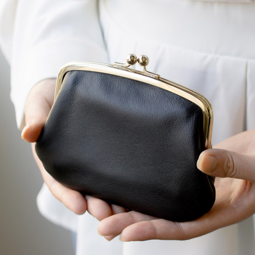 3日以内発送】中も外もがま口で開けやすい！ 親子がま口財布 フェルモ