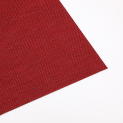 【紙布ホーム】ランチョンマット40×30cm（9赤）天然素材を紙糸で織ったもの 1枚目の画像
