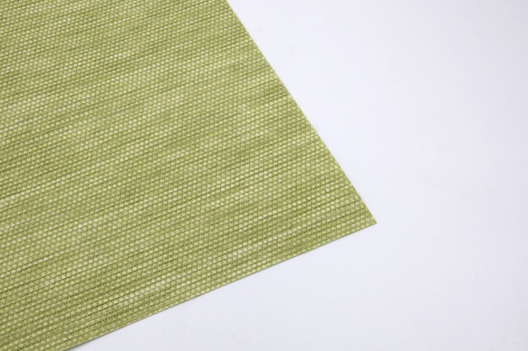 【紙布家】茶席 桌旗 (7草綠色)20×200cm、30×150cm、40×200cm 天然材質 紙線編織 第2張的照片