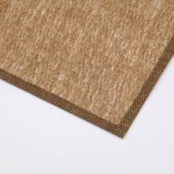 【紙布ホーム】ランチョンマット40×30cm天然素材紙糸織り麦わらイエロー 2枚目の画像