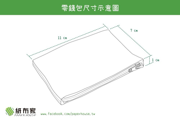 【紙布家】零錢包2入（牛仔藍） 第4張的照片