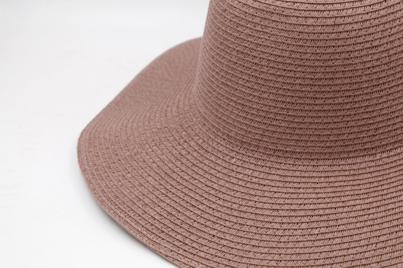 【紙布家】歐式波浪帽（葡萄紫）紙線編織 第2張的照片