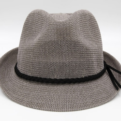 【紙布家】日式紳士帽網紋 灰色 第4張的照片