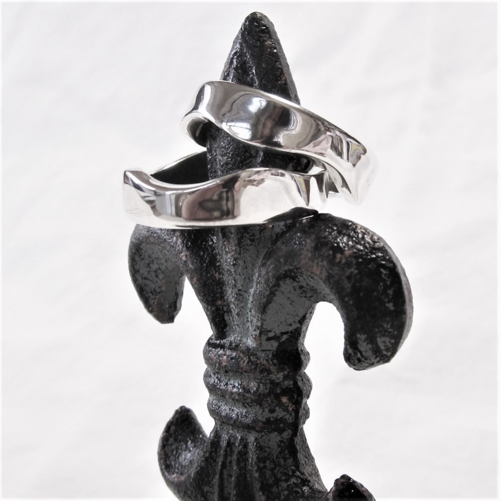 30％OFF　シルバーリング　彼と彼女のサムリング[S17SSR-4　#20]