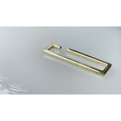 Brass Rectangle Earcuff 1枚目の画像