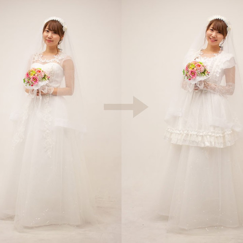 花嫁様のウェディングエプロン ドレス Romantine 通販 10938923