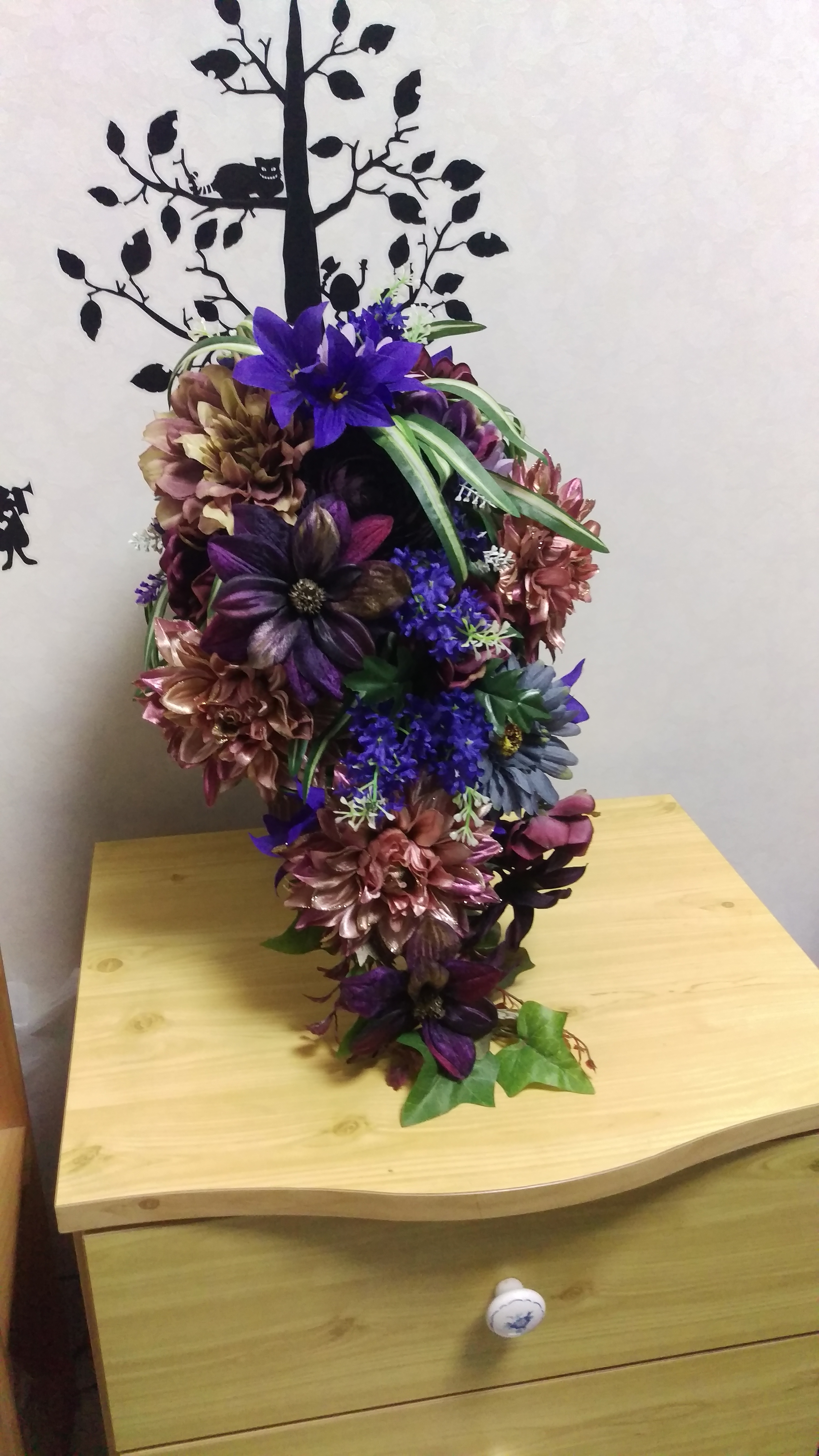キャスケードブーケと花冠