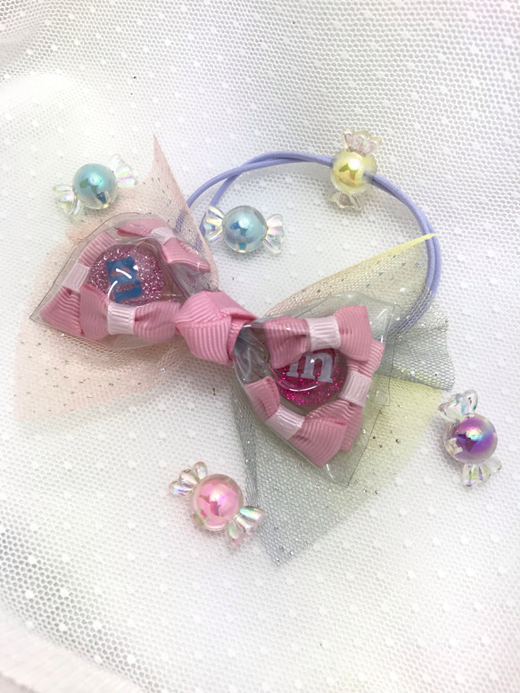 chock-full of cute ribbon！！リボンがいっぱいヘアゴム 1枚目の画像