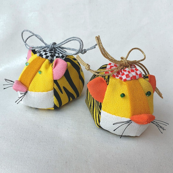 正絹ちりめん細工手作りキット とら袋 キット ちりめんはやみず 通販