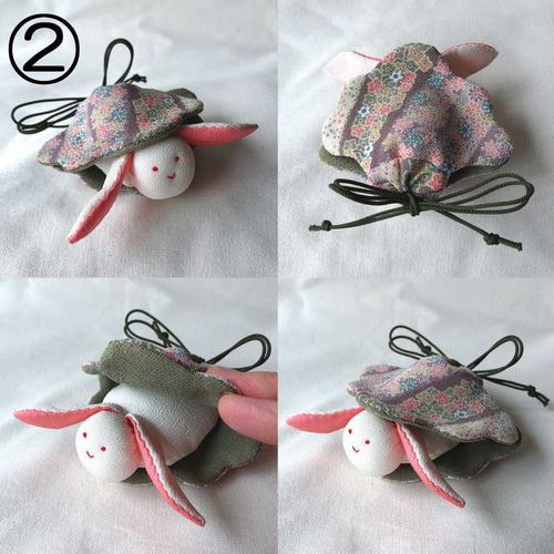 正絹ちりめん細工手作りキット うさぎ袋 キット ちりめんはやみず 通販