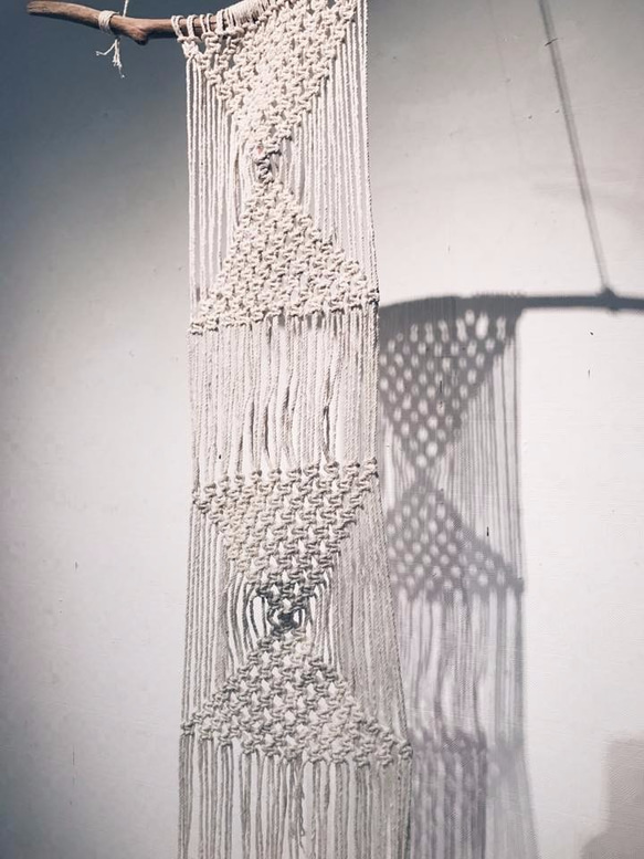 ▲流木タペストリ▲ Macrame wall tapestry 3枚目の画像