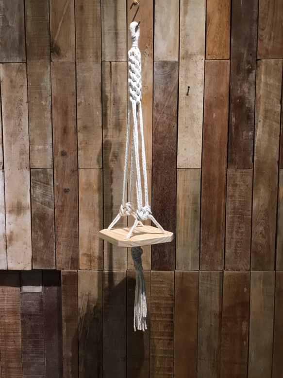 ▲プラントハンガ▲Macrame Plant Hanger 2枚目の画像