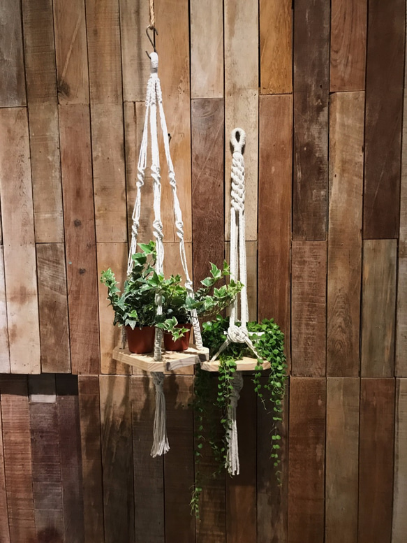 ▲プラントハンガ▲Macrame Plant Hanger 4枚目の画像