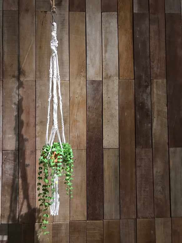 ▲プラントハンガ▲Macrame Plant Hanger 3枚目の画像