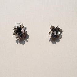 <花>造型手工設計樹脂耳環/earring/accessories 第1張的照片