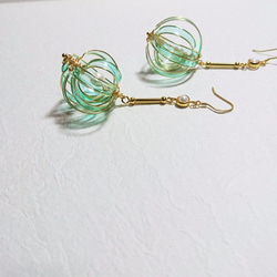 <緣>造型手工設計樹脂耳環/垂墜款/earring/accessories 第4張的照片