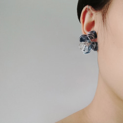 <貓眼系列-銀河款>造型手工設計樹脂耳環/耳釘款/earring/accessories 第6張的照片