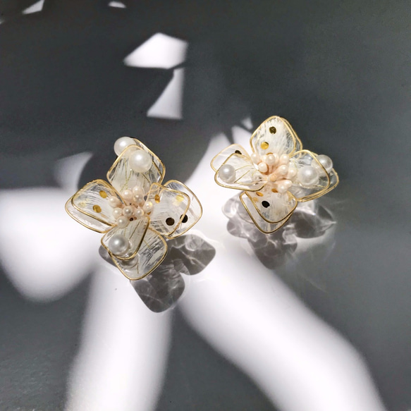 <簡愛>造型手工設計樹脂耳環/耳釘款/earring/accessories 第2張的照片