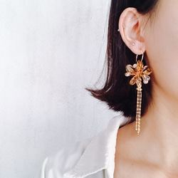 <閃閃亮亮>造型手工設計樹脂耳環/垂墜款/earring/accessories 第3張的照片